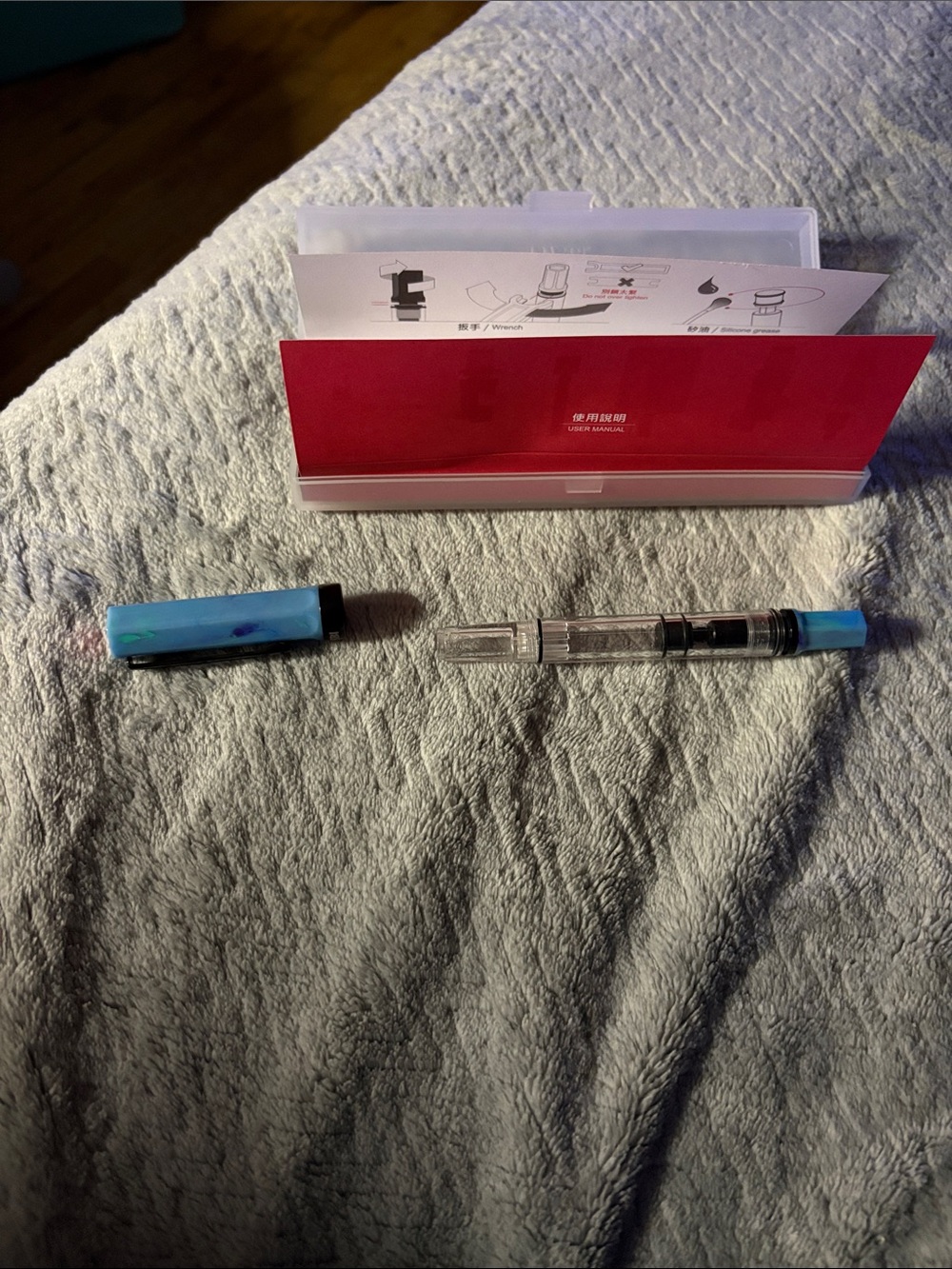 TWSBI ECO Cosmos Blue Fountain Pen - Parts